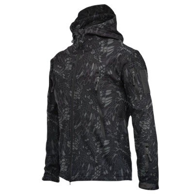 Men's Tactical Outdoor Windbreaker with Fleece for Workwear - Model: 678688219281 - 图片 3
