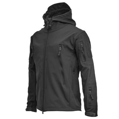 Men's Tactical Outdoor Windbreaker with Fleece for Workwear - Model: 678688219281 - 图片 6