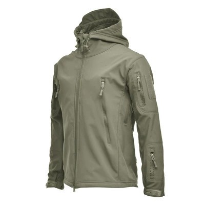 Men's Tactical Outdoor Windbreaker with Fleece for Workwear - Model: 678688219281 - 图片 9