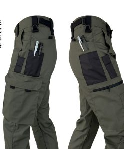 Alternative view of Tactical Pants for Outdoor Training with Abrasion Resistance and Camo - Model: 802737039782