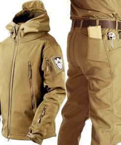 Alternative view of Tactical Waterproof Jacket for Mountaineering with Fleece Lining - Model: 967936222347
