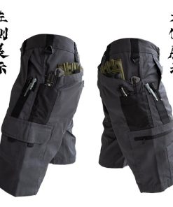 Alternative view of Scarab Tactical Shorts for Military Enthusiasts, Summer Wear-Resistant Multi-Pocket - Model: 801052850372