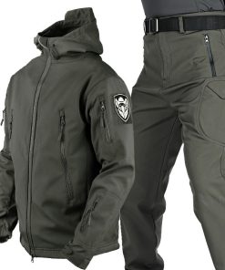 Alternative view of Outdoor Mountaineering Suit with Fleece Lining for Cold Weather - Model: 975093442887
