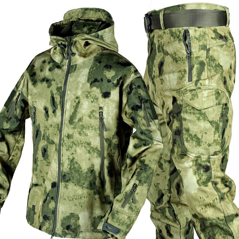 Outdoor Mountaineering Suit with Fleece Lining for Cold Weather - Model: 975093442887 - 图片 4