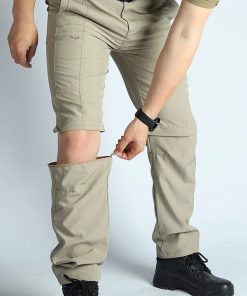 Outdoor Training Pants for Men with Convertible Shorts Quick-Dry - Model: 789303191123