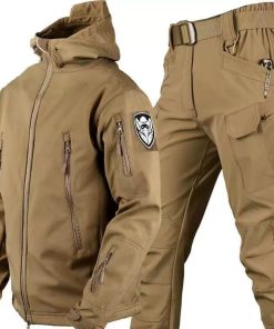 Alternative view of Tactical Softshell Jacket for Winter Mountaineering with Fleece Lining - Model: 990807823054