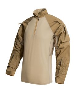 Alternative view of Outdoor Training T-Shirt for Spring/Summer with Stand Collar and Elbow Protection - Model: 892888841218