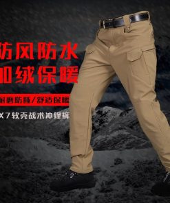 Alternative view of Tactical Cargo Pants for Men with Fleece Lining for Cold Weather - Model: 670279641515