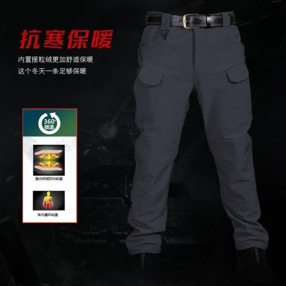 Tactical Cargo Pants for Men with Fleece Lining for Cold Weather - Model: 670279641515 - 图片 4