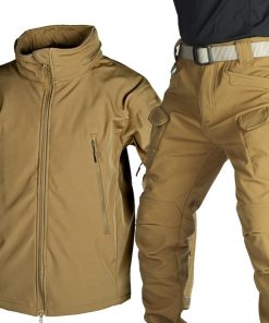 Alternative view of Tactical Outerwear Set for Autumn Winter Mountaineering with Multi-pocket - Model: 805709605737