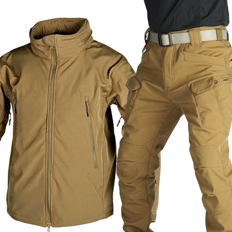 Tactical Outerwear Set for Autumn Winter Mountaineering with Multi-pocket - Model: 805709605737 - 图片 2