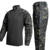 UFPRO Tactical Shirt for Outdoor Hunting with Stand Collar and Camouflage - Model: 893179209803