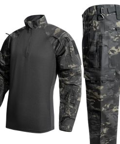UFPRO Tactical Shirt for Outdoor Hunting with Stand Collar and Camouflage - Model: 893179209803