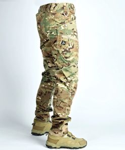 Alternative view of Camouflage Tactical Pants for Outdoor Training with Multi-Pockets - Model: 805029357837
