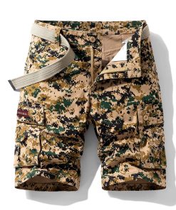 Alternative view of Lightweight BDU Shorts for Outdoor Sports with Multi-Pocket Cargo - Model: 936100305966