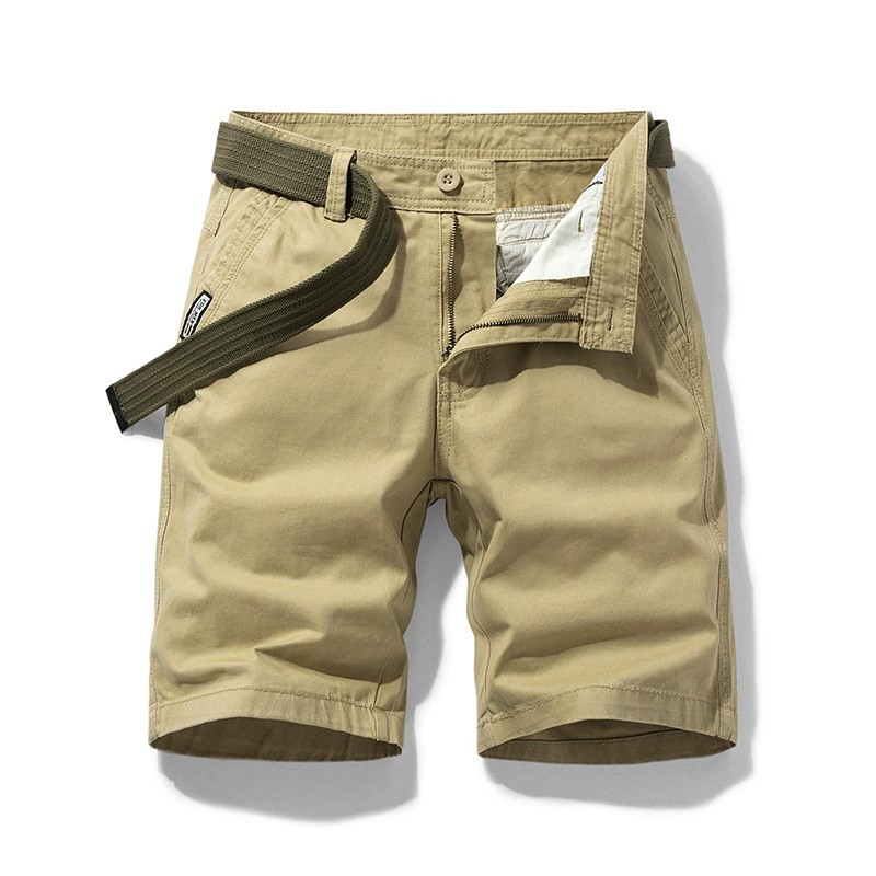 Men's Summer Work Shorts for Outdoor Jobs with 5-Pocket Utility - Model: 719696486484