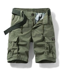Alternative view of Men's Cargo Shorts with 6 Pockets for Travel Hiking - Model: 719903281524