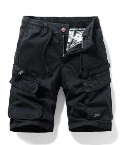 Alternative view of Men's Cargo Shorts for Summer Outdoor with Multi-Pockets - Model: 721303752541