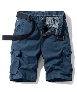 Men's Multi-Pocket Cargo Shorts for Travel and Outdoor Work - Model: 718588350363