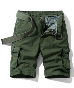 Alternative view of Men's Multi-Pocket Cargo Shorts for Travel and Outdoor Work - Model: 718588350363
