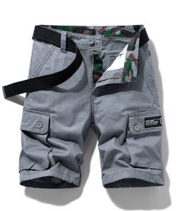 Alternative view of Men's Cargo Shorts for Summer Hiking with 5-Pocket - Model: 720461878717