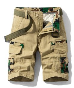 Men's Summer Utility Shorts with Multi-Pockets for Work & Outdoor - Model: 723539018460