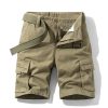 Men's Multi-Pocket Cargo Shorts for Summer Hiking & Travel - Model: 716598336597