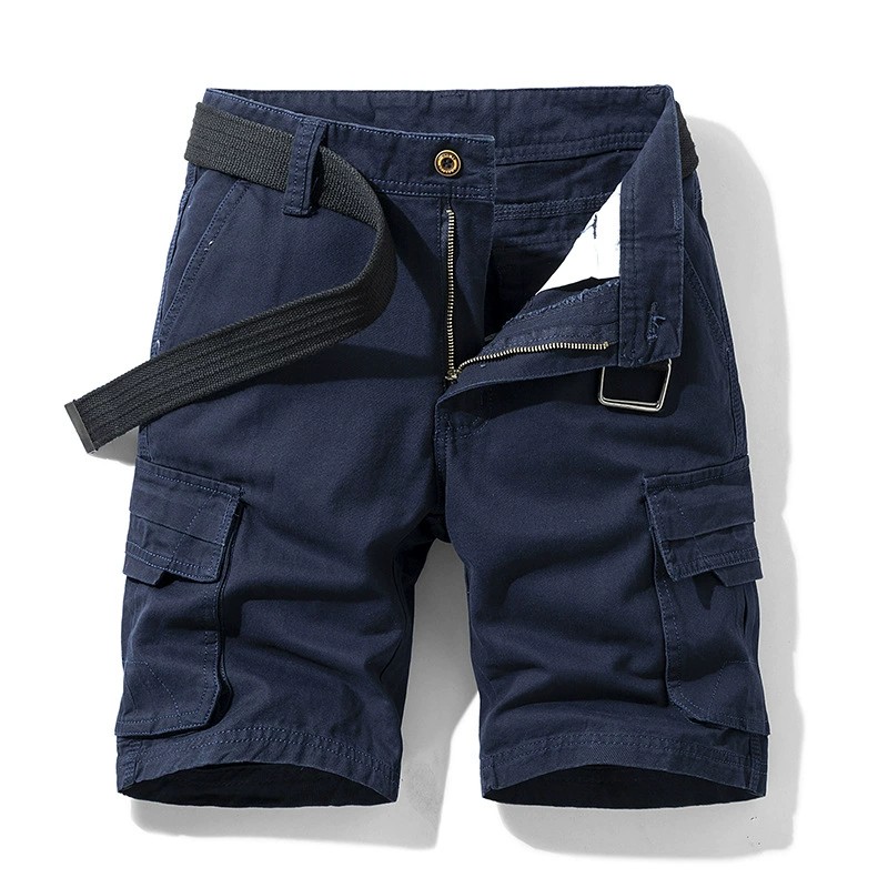 Men's Multi-Pocket Cargo Shorts for Summer Hiking & Travel - Model: 716598336597 - 图片 3