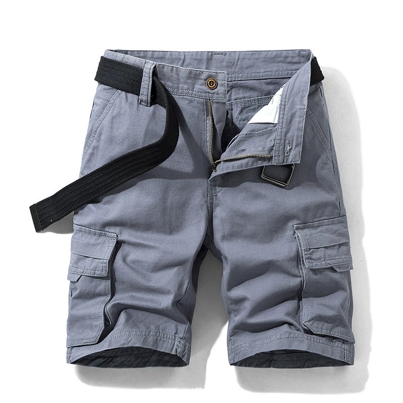 Men's Multi-Pocket Cargo Shorts for Summer Hiking & Travel - Model: 716598336597 - 图片 6
