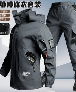 Men's Camouflage Workwear Suit for Hiking, Fishing, Outdoor Labor - Model: 1027322416570