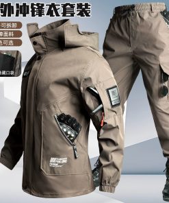 Alternative view of Men's Camouflage Workwear Suit for Hiking, Fishing, Outdoor Labor - Model: 1027322416570