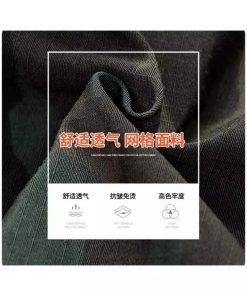 Alternative view of Durable Cotton Work Jacket with Reinforced Stitching for Outdoor Construction