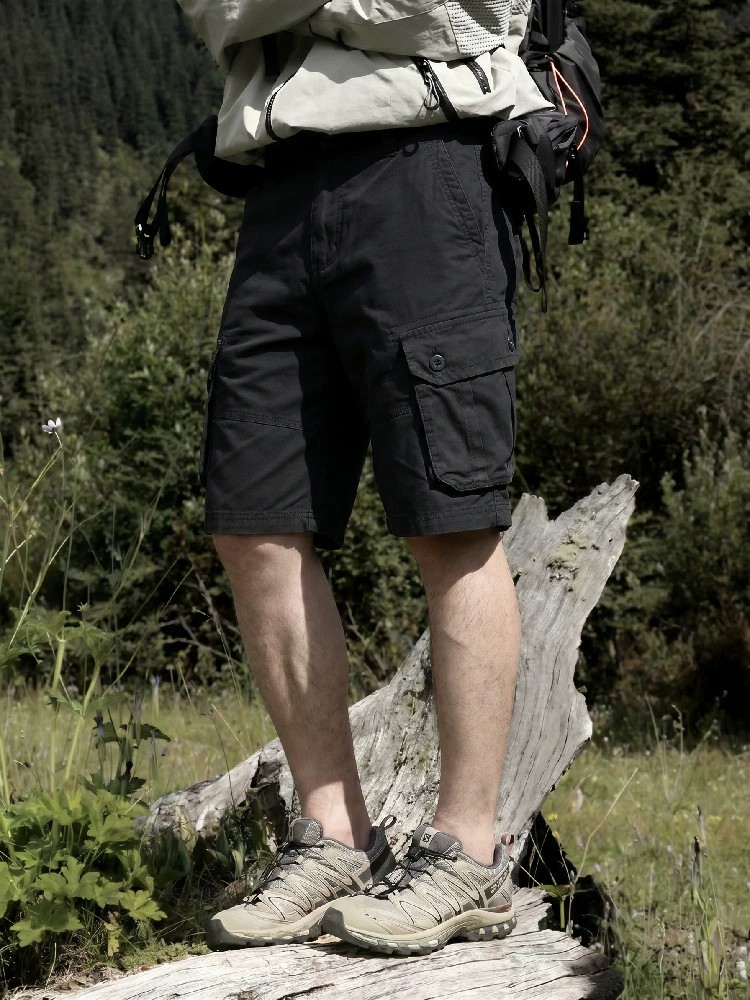 Men's Cargo Shorts for Summer Hiking with Utility Pockets - Model: 639421722361 - 图片 2