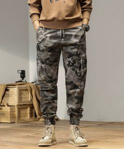 Alternative view of Camouflage Cargo Pants for Men with Multi-Pocket Streetwear Style - Model: 686511268368