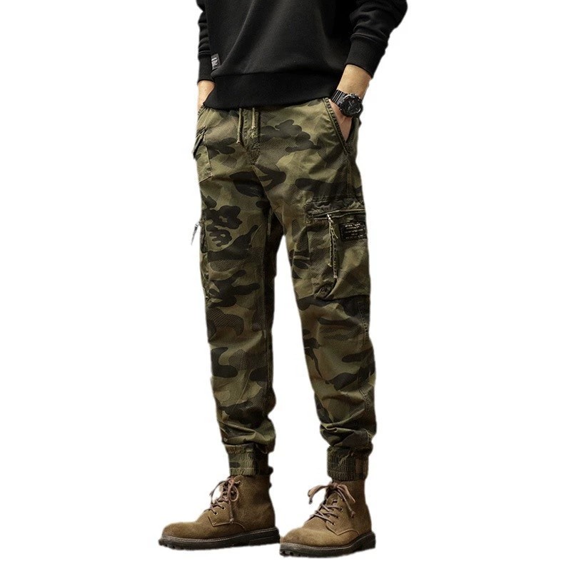 Camouflage Cargo Pants for Men with Multi-Pocket Streetwear Style - Model: 686511268368 - 图片 5