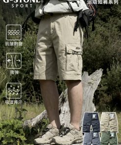 Men's Casual Cargo Shorts for Summer Outdoor Hiking - Model: 613665420704