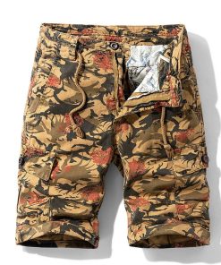 Alternative view of Men's Camouflage Cargo Shorts for Summer Outdoor Hiking - Model: 638848768302