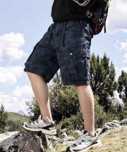Alternative view of Camouflage Cargo Shorts for Men with Multi-Pockets for Sports - Model: 673567235317