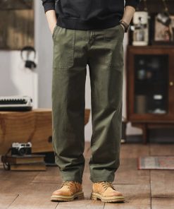 Men's Loose Cargo Pants for Winter Outdoor Casual Wear - Model: 850468140019