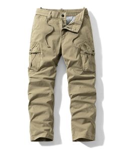 Men's Loose Straight-Leg Cargo Pants for Casual Sports - Model: 841856047888