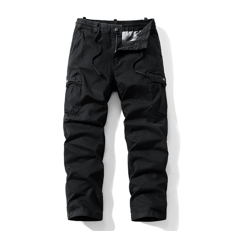 Men's Loose Straight-Leg Cargo Pants for Casual Sports - Model: 841856047888 - 图片 6