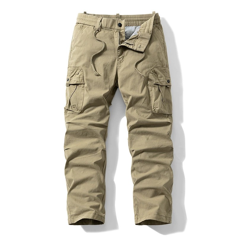 Men's Loose Straight-Leg Cargo Pants for Casual Sports - Model: 841856047888 - 图片 9