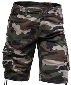 Outdoor Training Cargo Pants for Men, Camo Multi-Pocket Casual - Model: 889249382614
