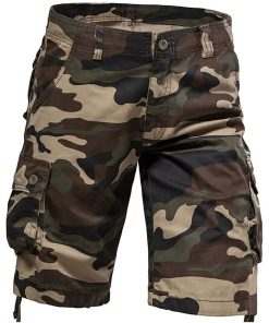 Alternative view of Outdoor Training Cargo Pants for Men, Camo Multi-Pocket Casual - Model: 889249382614