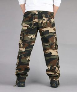 Alternative view of Men's Cargo Pants for Work with Multi-Pockets and Camouflage - Model: 773324160615