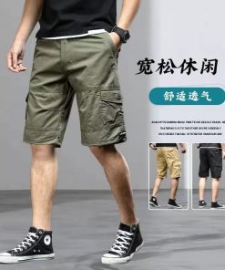 Men's Casual Cargo Shorts for Summer Sports, Beach, and Riding - Model: 799983783318