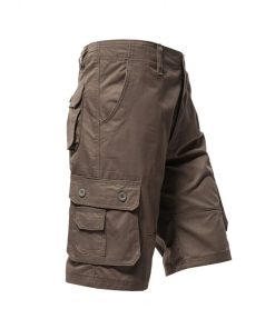 Alternative view of Men's Cargo Shorts Multi-Pocket for Outdoor Hiking Travel - Model: 1039132116093