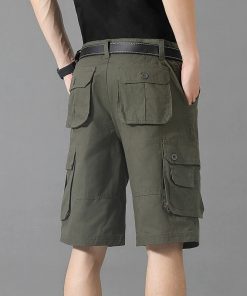 Men's Casual Shorts with Multi-Pockets for Outdoor Work - Model: 932489720201