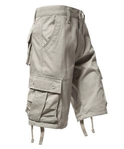 Alternative view of Men's Loose Cargo Shorts for Outdoor Hiking with Multi-Pockets - Model: 905753003151