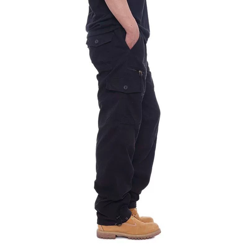 Men's Loose Fit Cotton Pants for Construction Site Work with Multi-Pockets - Model: 779876745579 - 图片 7